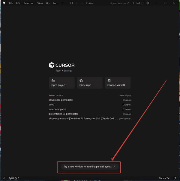 Cursor 3.0 новые функции и интерфейс